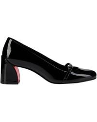 Christian Louboutin - Jane Nina Patent-Leather Buckle-Strap Pumps - Lyst