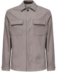Eleventy - Patch Pocket Relaxed Jacket - Lyst
