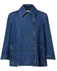 Altuzarra - Double-Breasted Denim Jacket - Lyst