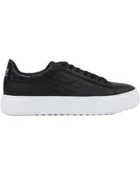 EA7 - Logo Lacing Casual Sneakers - Lyst