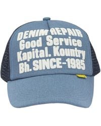 Kapital - Denim Repair Service Trucker Cap - Lyst