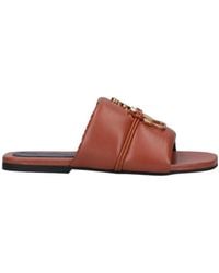 JW Anderson - Jw Anderson Jw Anchor Plaque Slip-On Sandals - Lyst