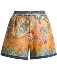 Etro - Pattern-Printed Shorts - Lyst