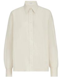 Brunello Cucinelli - Linen And Cotton Organza Shirt - Lyst