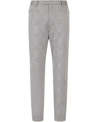 Emporio Armani - Tailored Cropped Trousers - Lyst