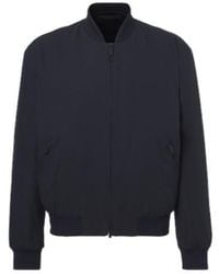 Giorgio Armani - Cotton-Blend Bomber Jacket - Lyst