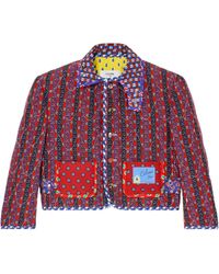 Celine - Patchwork Jacket - Lyst