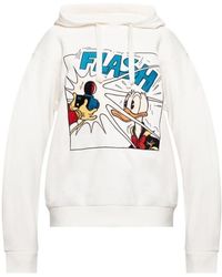 Gucci - Graphic-Print Drawstring Hoodie - Lyst