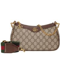Gucci - Ophidia Small Shoulder Bag, Gg Canvas - Lyst