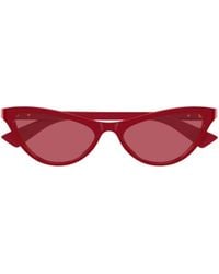 Bottega Veneta - Eyewear Classic Cat Eye Sunglasses - Lyst