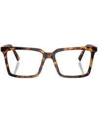 Miu Miu - Eyewear Square-Frame Glasses - Lyst