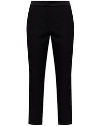 Balmain - Straight-Leg Wool Cropped Trousers - Lyst
