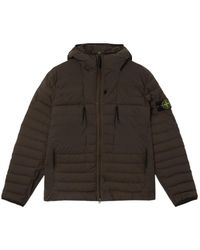 Stone Island - Zip-Up Down Jacket - Lyst