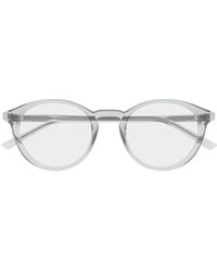 Gucci - Eyewear Round Frame Glasses - Lyst