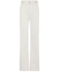 Rabanne - Paillette-Embellished Flared Denim Jeans - Lyst