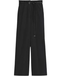 Max Mara - Studio High-Rise Belted Wide-Leg Pants - Lyst