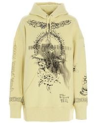 Givenchy - Graphic Printed Cropped Hoodie - Lyst