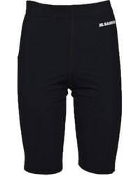 Jil Sander - Logo Printed Biker Shorts - Lyst