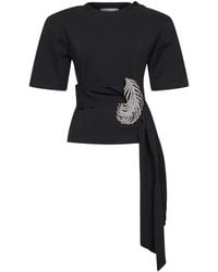 GIUSEPPE DI MORABITO - Short-Sleeved Crewneck T-Shirt - Lyst