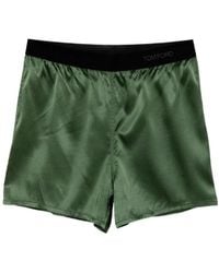 Tom Ford - Stretch Silk Satin Shorts - Lyst
