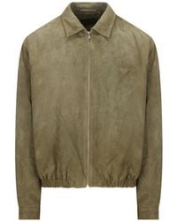 Prada - Suede Jacket - Lyst