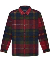 Barbour - Check-Pattern Shirt Jacket - Lyst