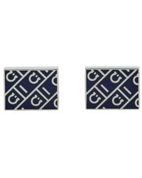 Ferragamo - Ferragamo Monogram Cufflinks - Lyst