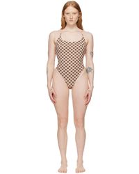 MISBHV - Signature Monogram One Piece Swimsuit - Lyst