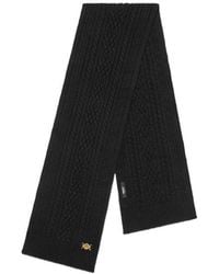 Versace - Logo Applique Scarf - Lyst