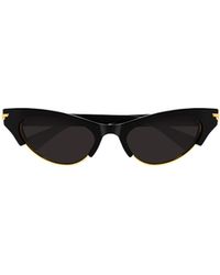 Bottega Veneta - Eyewear Cat Eye Frame Sunglasses - Lyst