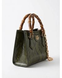 Gucci - Diana Python Small Tote Bag - Lyst