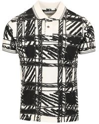 Vivienne Westwood - Abstract Printed Short-Sleeved Polo Shirt - Lyst