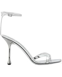 Jimmy Choo - Square Head High Heel Sandals - Lyst