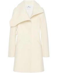 Courreges - Asymmetrical-Collar Coat - Lyst