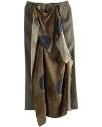 Uma Wang - Elastic Waist Midi Skirt - Lyst