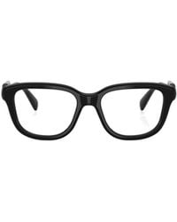Miu Miu - Eyewear Rectangle Frame Glasses - Lyst