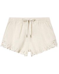 Isabel Marant - Isabel Marant Étoile Balyme Embroidered Shorts - Lyst