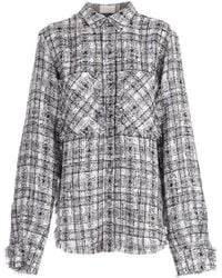 Faith Connexion - Plaid Tweed Casual Jacket - Lyst