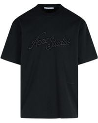 Acne Studios - Embroidered T-Shirt - Lyst