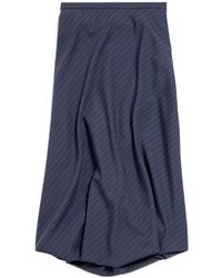 Balenciaga - Twisted Tailored Skirt - Lyst