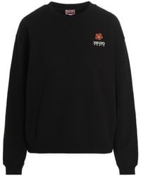 KENZO - Boke Flower Logo Embroidered Crewneck Sweatshirt - Lyst