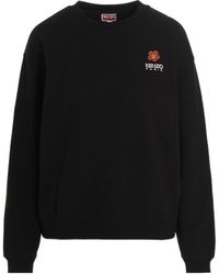 KENZO - Boke Flower Logo Embroidered Crewneck Sweatshirt - Lyst