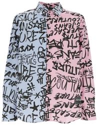 Versace Jeans Couture - Couture Logo-Printed Long-Sleeved Shirt - Lyst