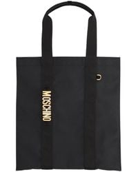 Moschino - Logo Detail Top Handle Bag - Lyst