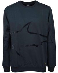 Paul & Shark - Round-Necked Logo Sweater - Lyst