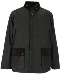 Barbour - Icons Bedale Buttoned Wax Jacket - Lyst
