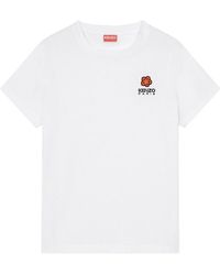 KENZO - Boke Flower Embroidered Crewneck T-Shirt - Lyst