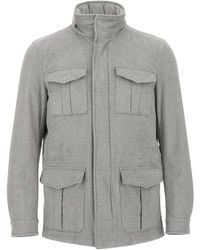 Herno - Multi-Pocket Field Jacket - Lyst