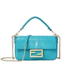 Fendi - Baguette Mini Stingray Leather Bag - Lyst