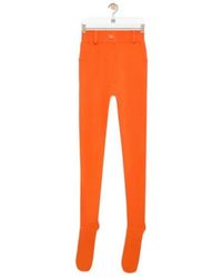 Loewe - Elasticated Waist Slim Fit Leggings - Lyst